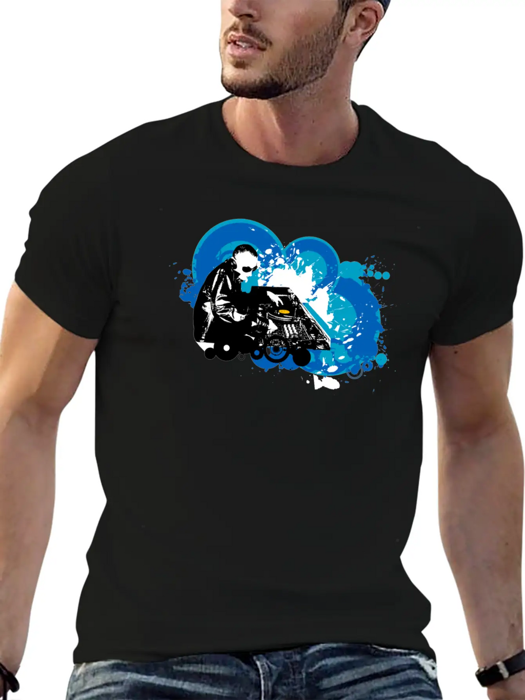 DJ Mixing Breathable Soft Cotton T-Shirt – Timeless Casual Look