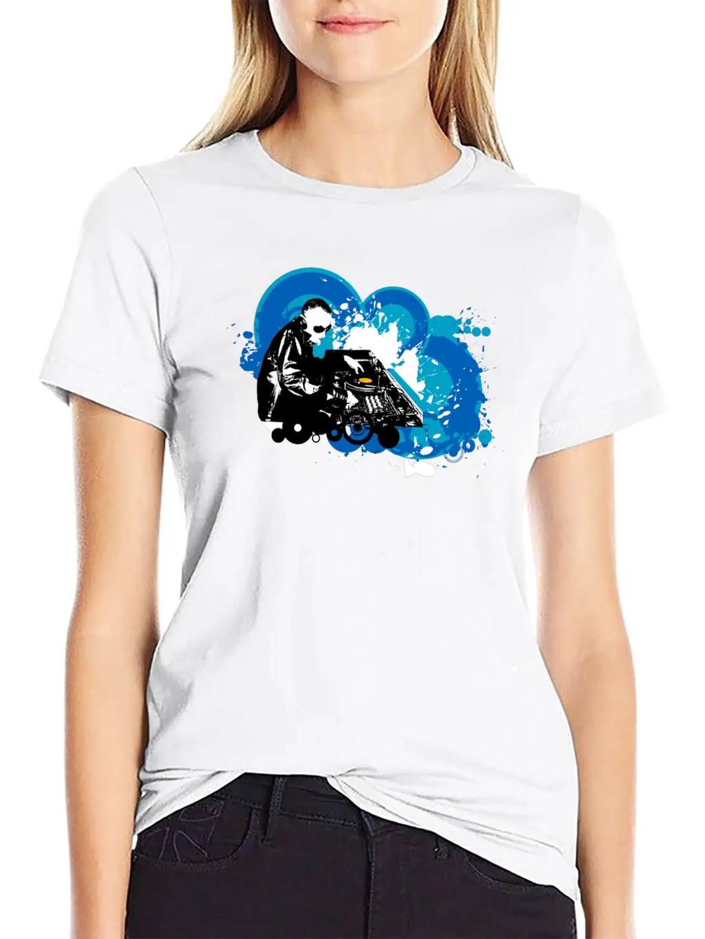 DJ Mixing Breathable Soft Cotton T-Shirt – Timeless Casual Look