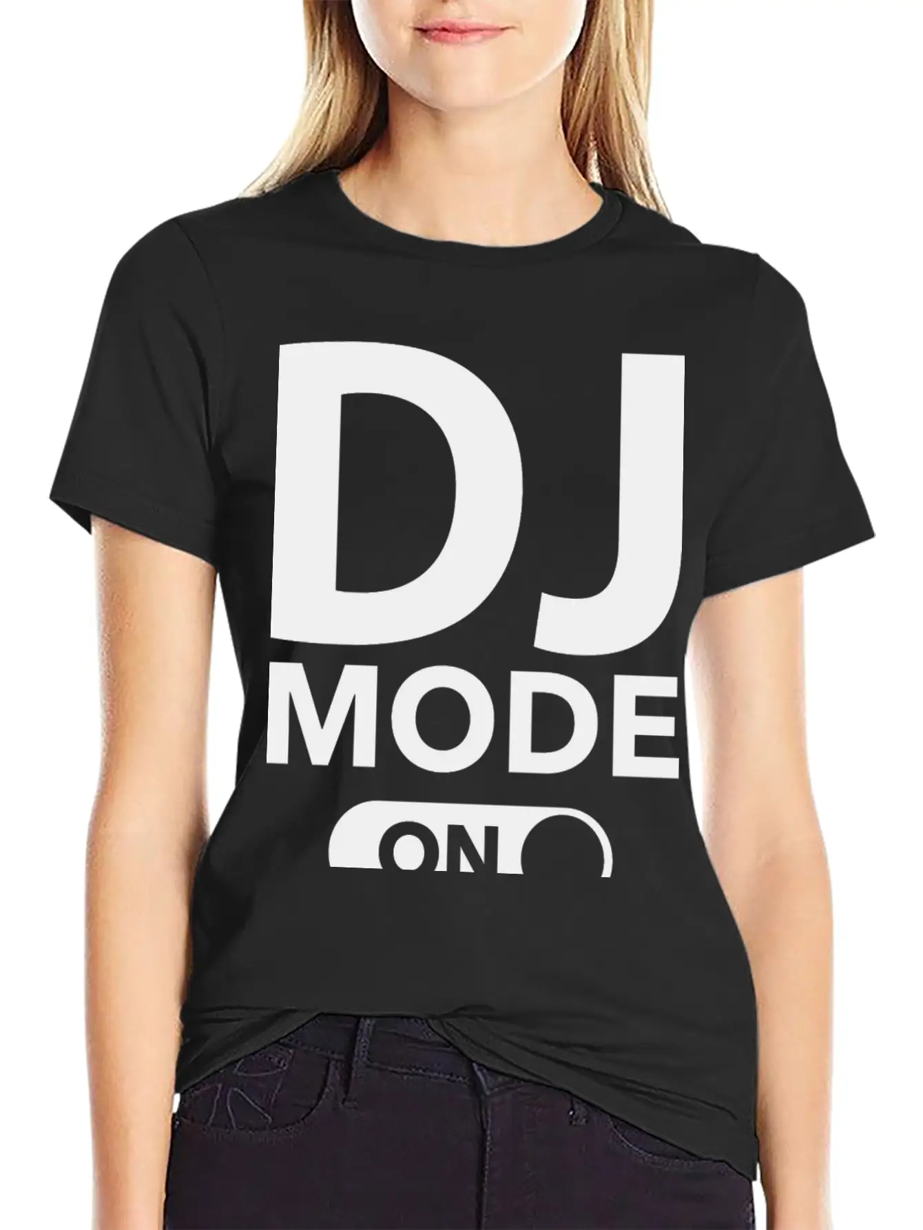 DJ Mode On Classic Cotton Tee – Unisex Comfort For Any Season