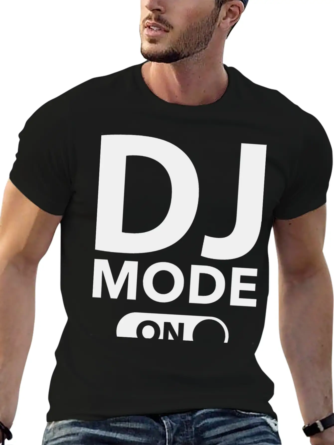 DJ Mode On Classic Cotton Tee – Unisex Comfort For Any Season