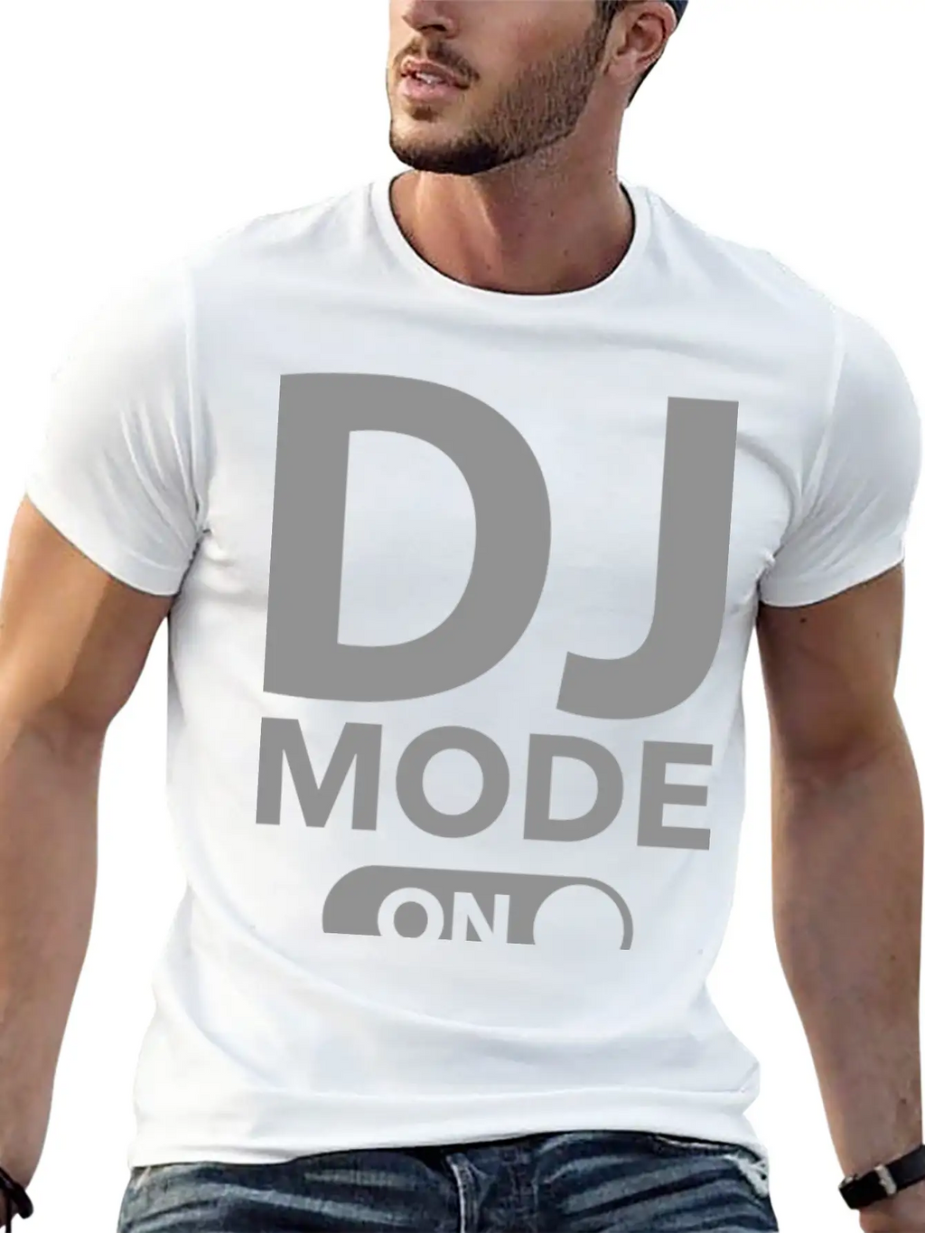 DJ Mode On Classic Cotton Tee – Unisex Comfort For Any Season