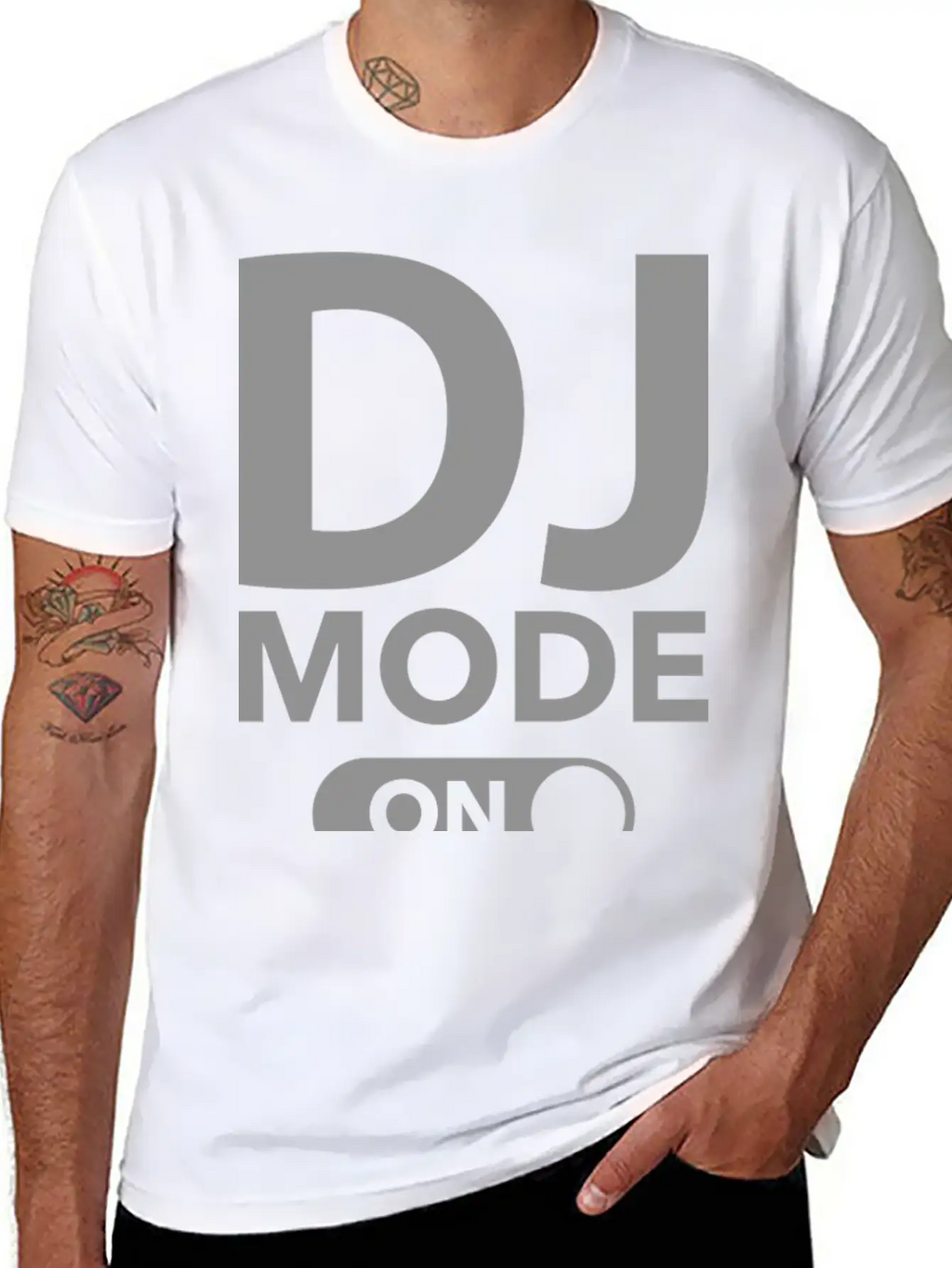 DJ Mode On Classic Cotton Tee – Unisex Comfort For Any Season
