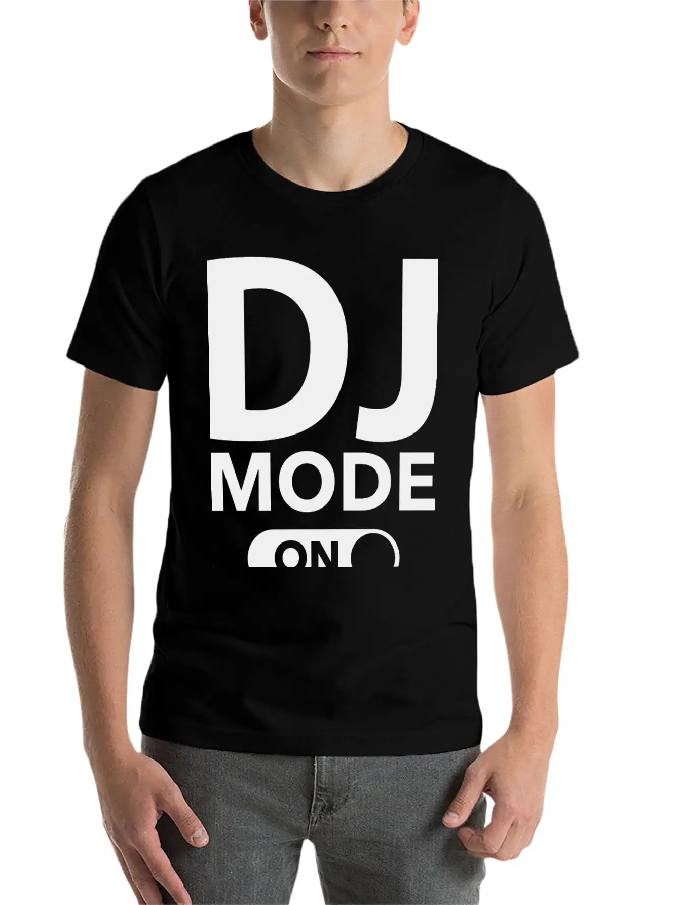 DJ Mode On Classic Cotton Tee – Unisex Comfort For Any Season