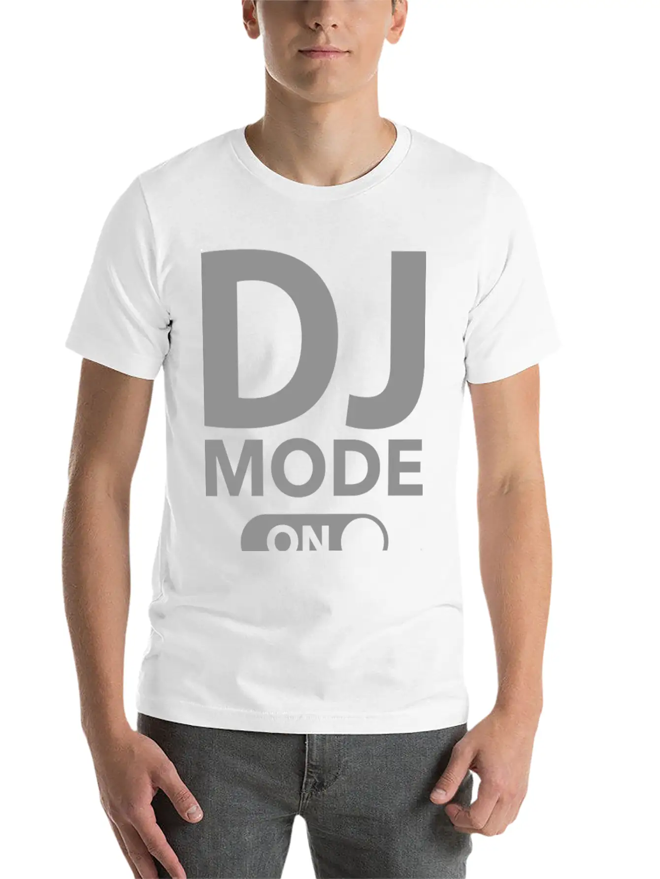 DJ Mode On Classic Cotton Tee – Unisex Comfort For Any Season