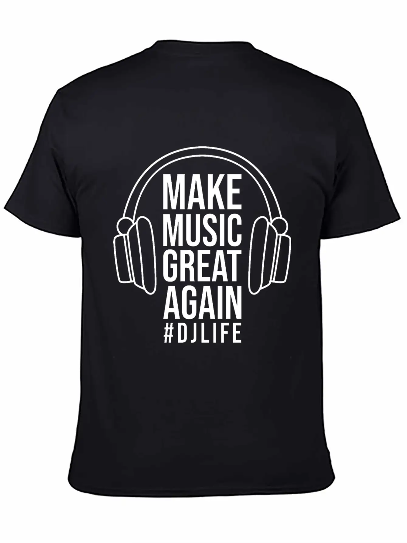 DJ Records Djane Turntable Music Vinyl Basic Graphic T-Shirt – Daily Comfort In Soft Cotton