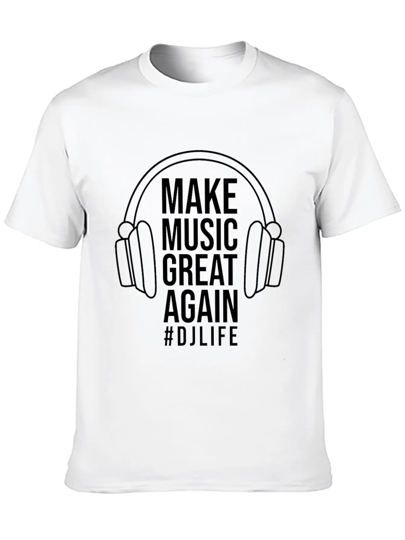 DJ Records Djane Turntable Music Vinyl Basic Graphic T-Shirt – Daily Comfort In Soft Cotton