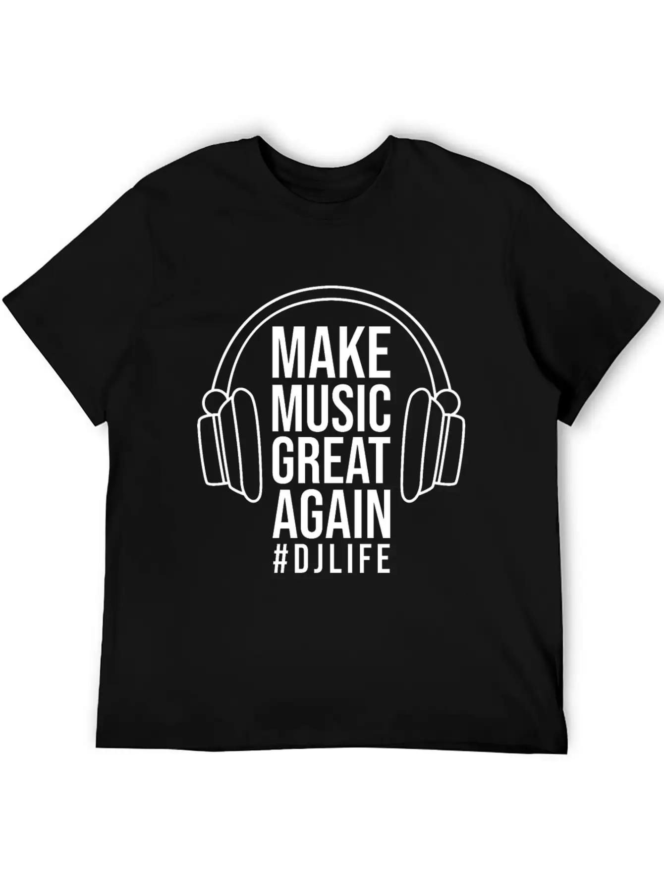 DJ Records Djane Turntable Music Vinyl Basic Graphic T-Shirt – Daily Comfort In Soft Cotton