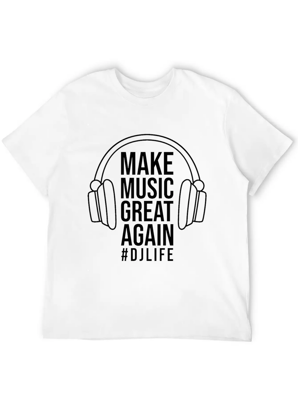 DJ Records Djane Turntable Music Vinyl Basic Graphic T-Shirt – Daily Comfort In Soft Cotton