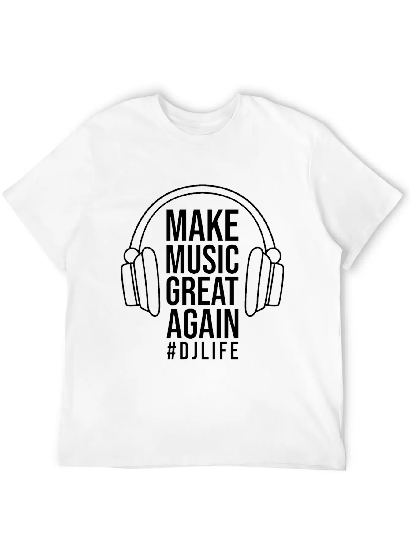 DJ Records Djane Turntable Music Vinyl Basic Graphic T-Shirt – Daily Comfort In Soft Cotton