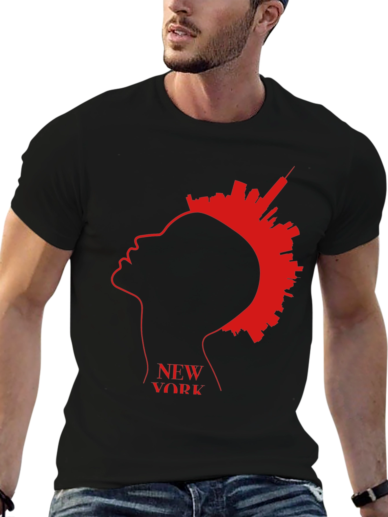 New York Skyline Silhouette T-Shirt