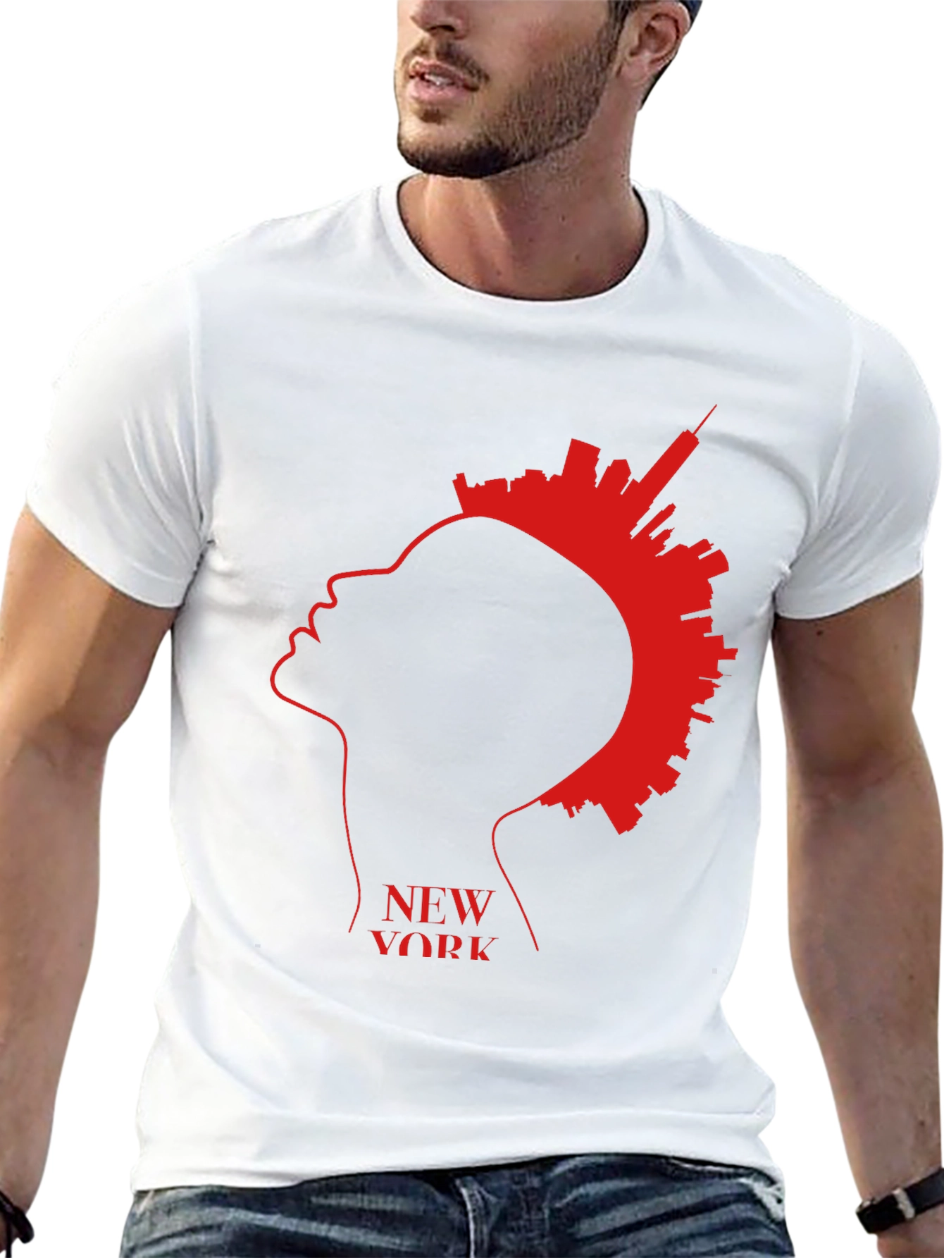 New York Skyline Silhouette T-Shirt