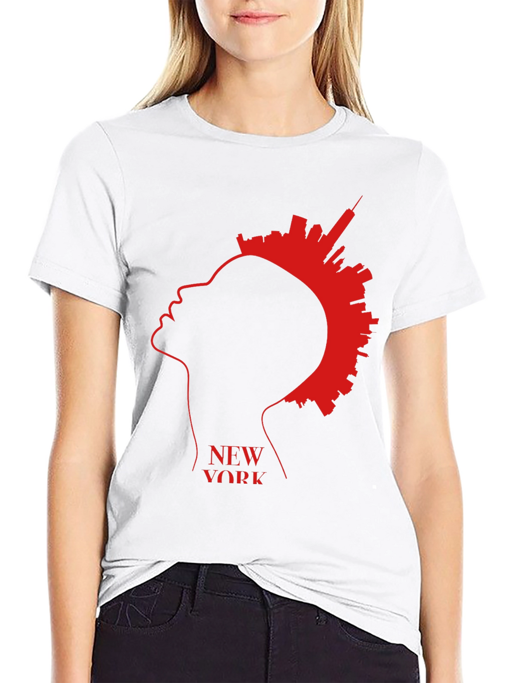 New York Skyline Silhouette T-Shirt