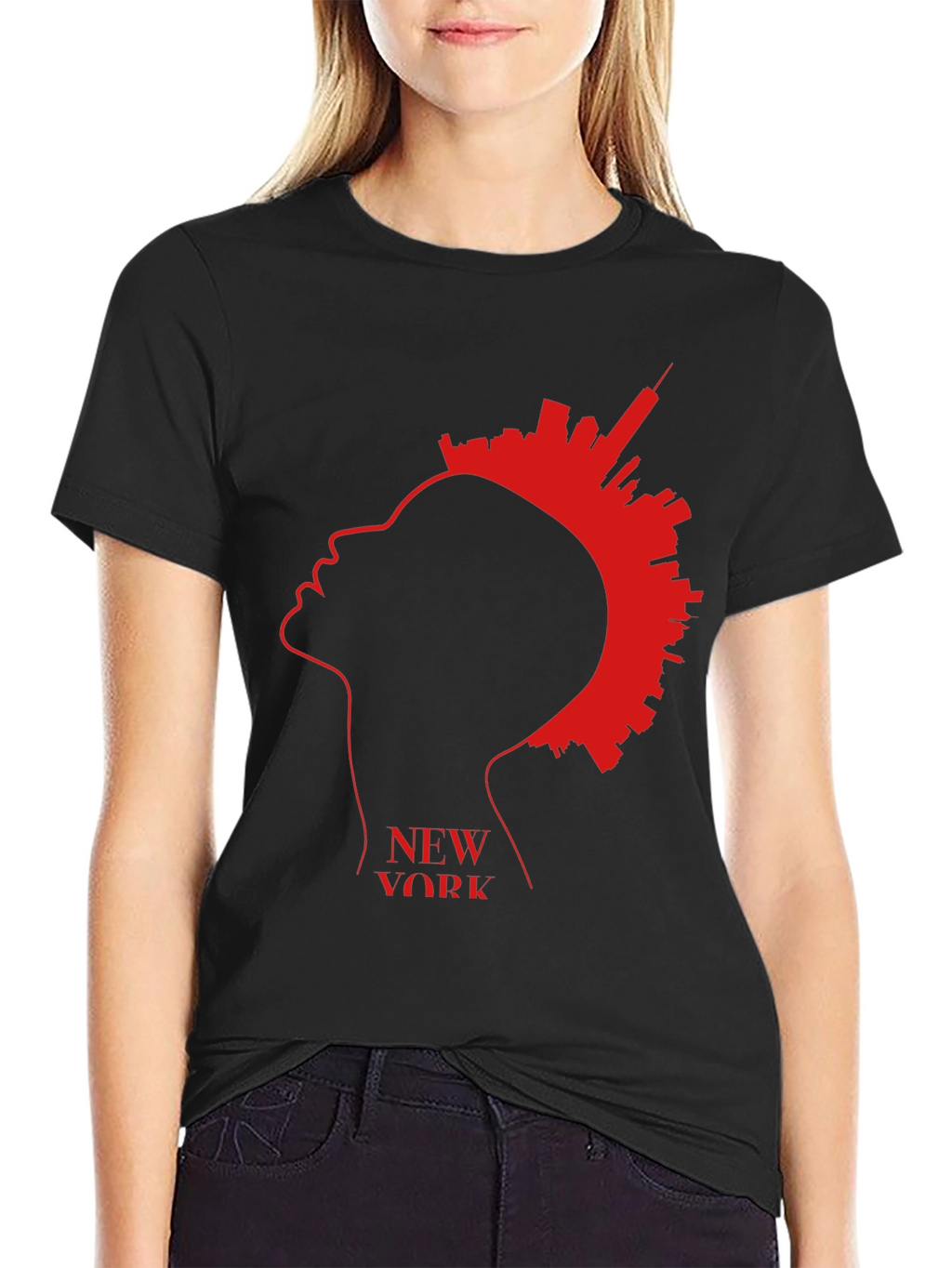 New York Skyline Silhouette T-Shirt