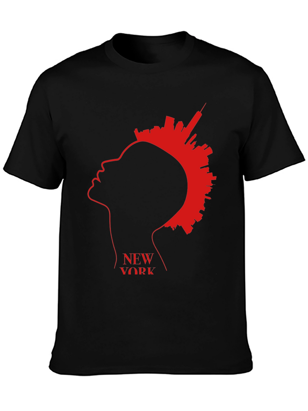 New York Skyline Silhouette T-Shirt