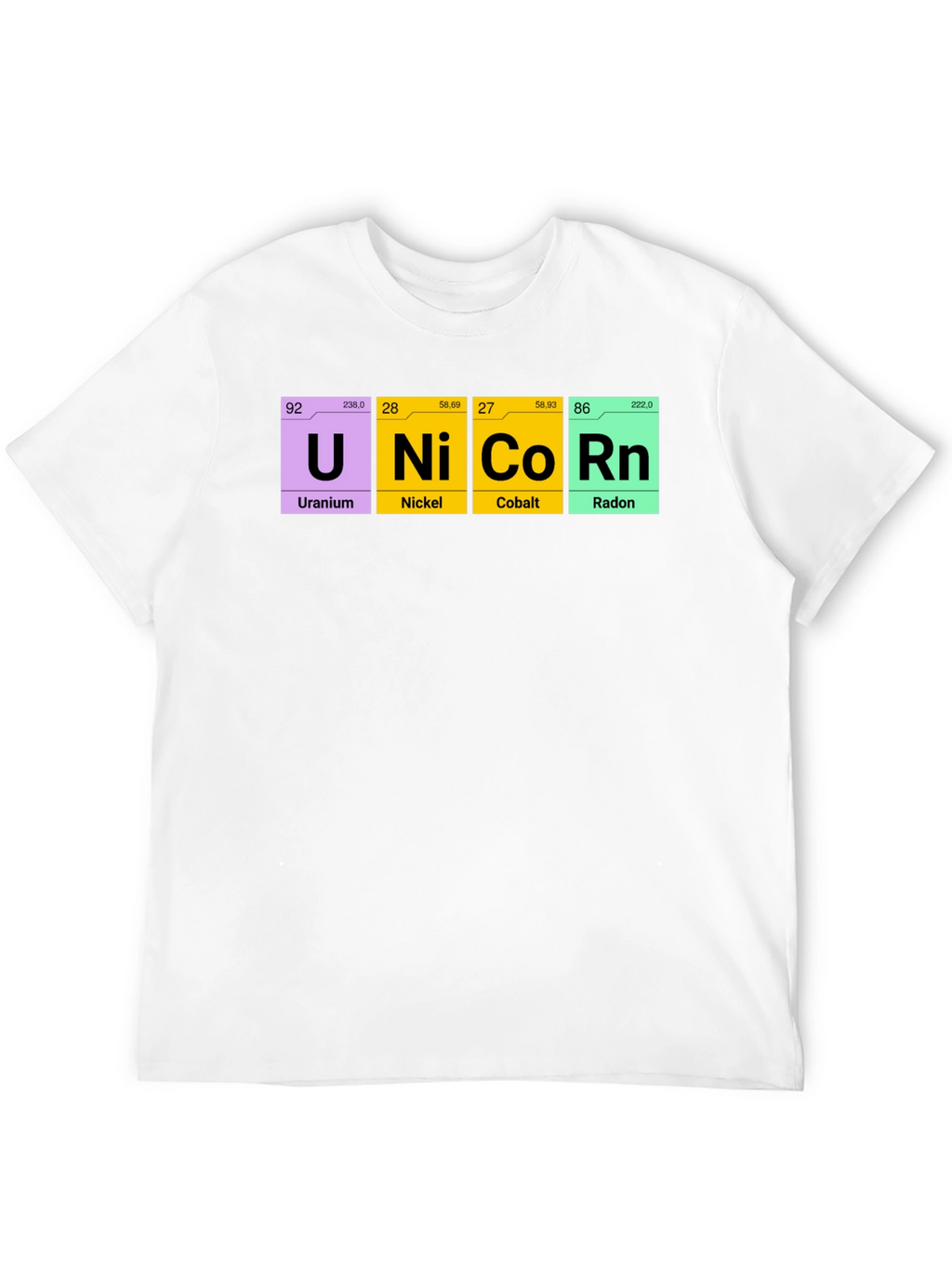 Unicorn Periodic Table Elements T-Shirt