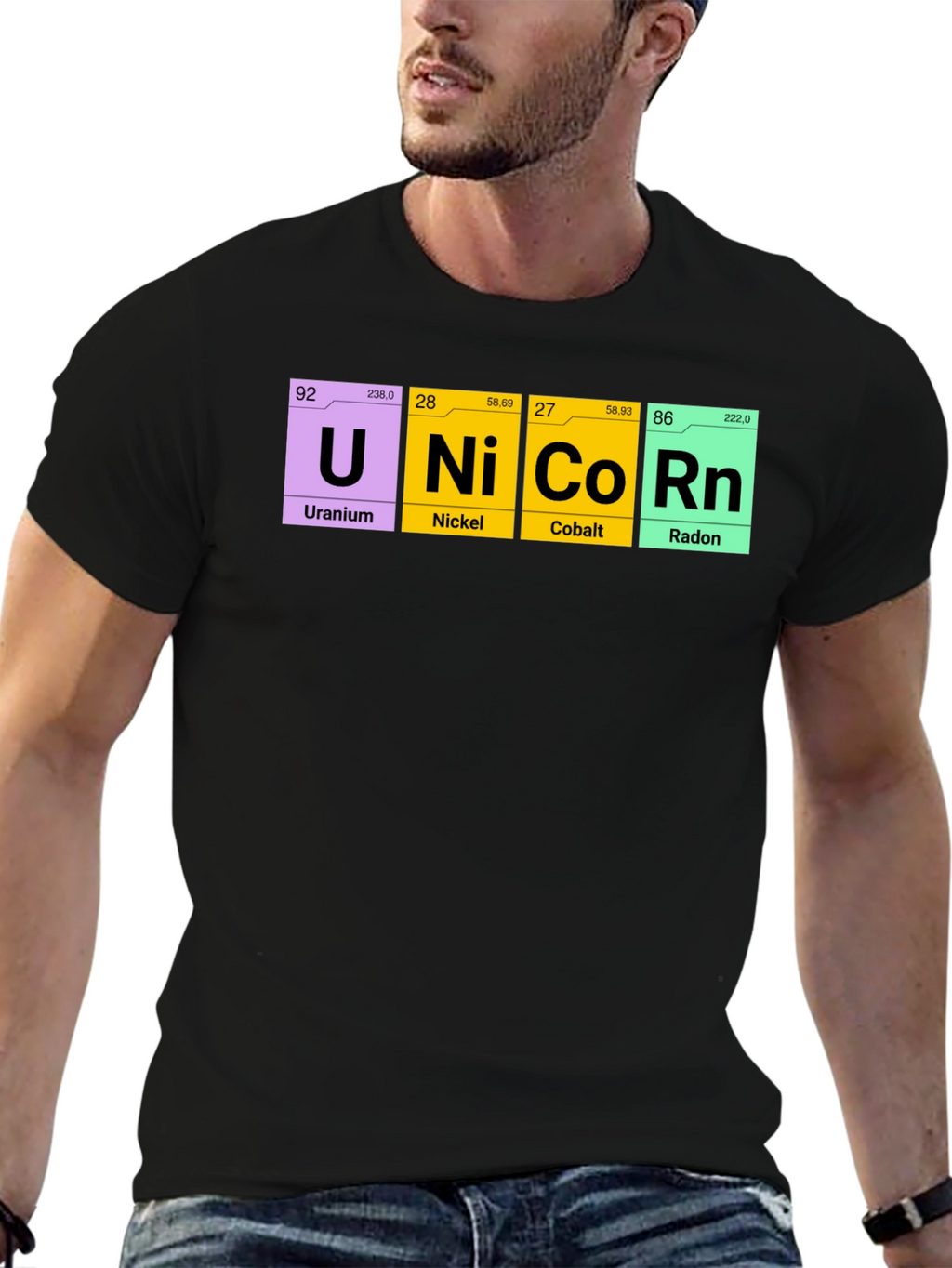 Unicorn Periodic Table Elements T-Shirt