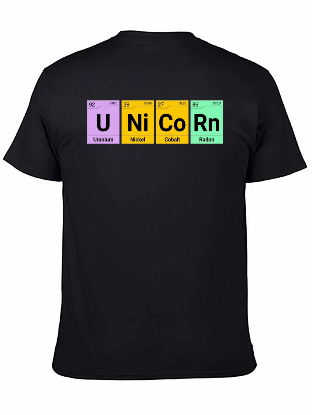 Unicorn Periodic Table Elements T-Shirt