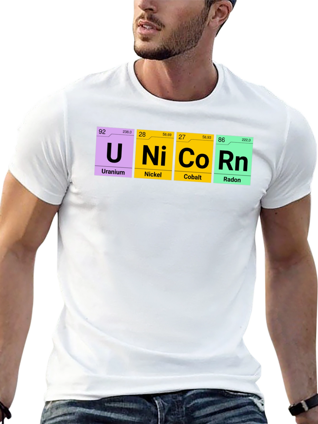 Unicorn Periodic Table Elements T-Shirt