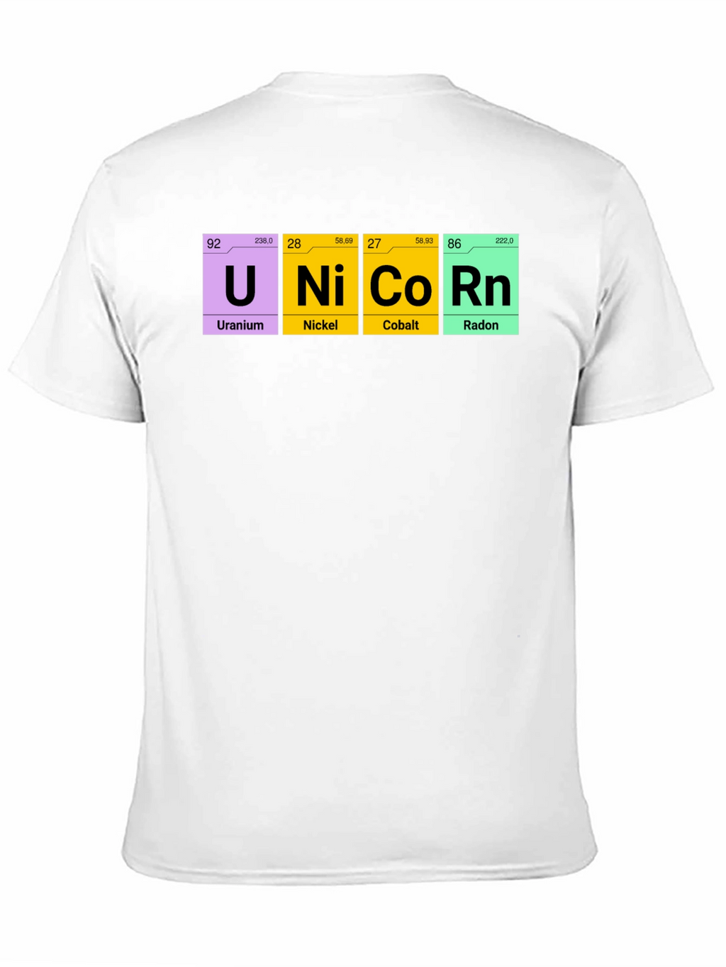 Unicorn Periodic Table Elements T-Shirt