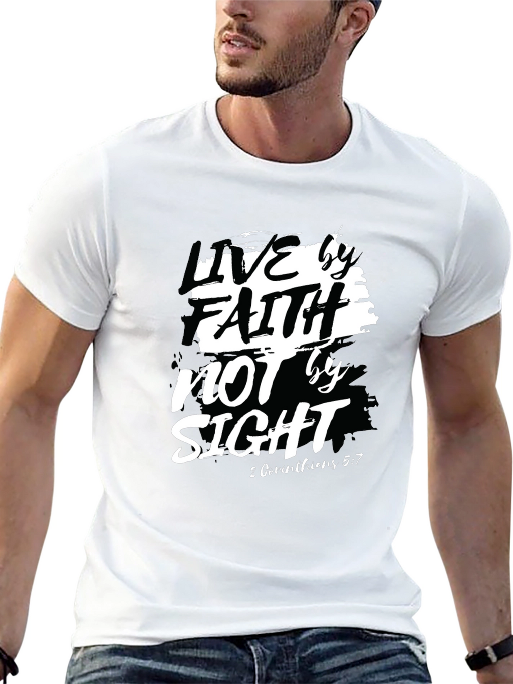 Faith Over Sight T-Shirt - Christian Apparel