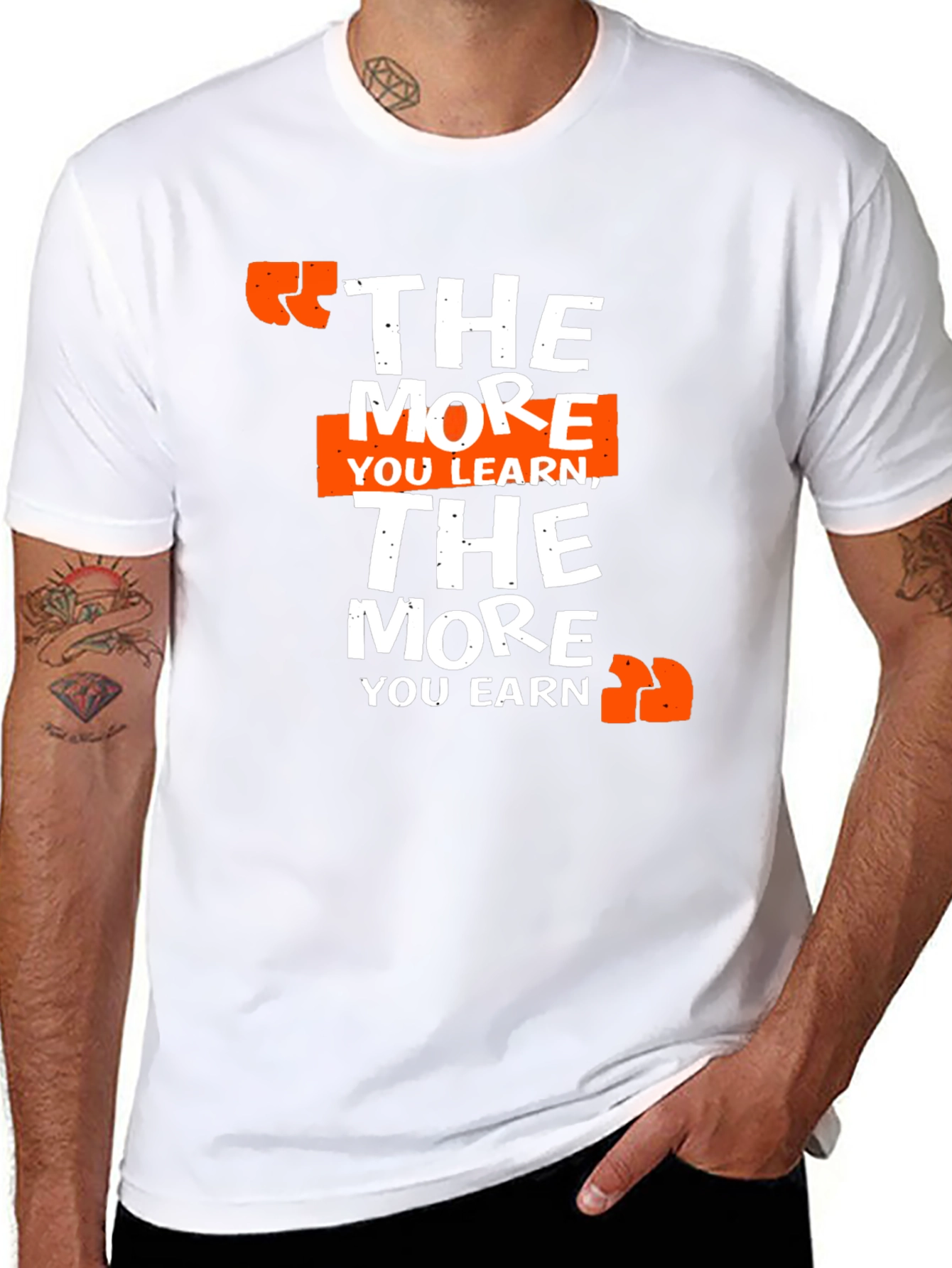 The More You Learn Graphic Tee