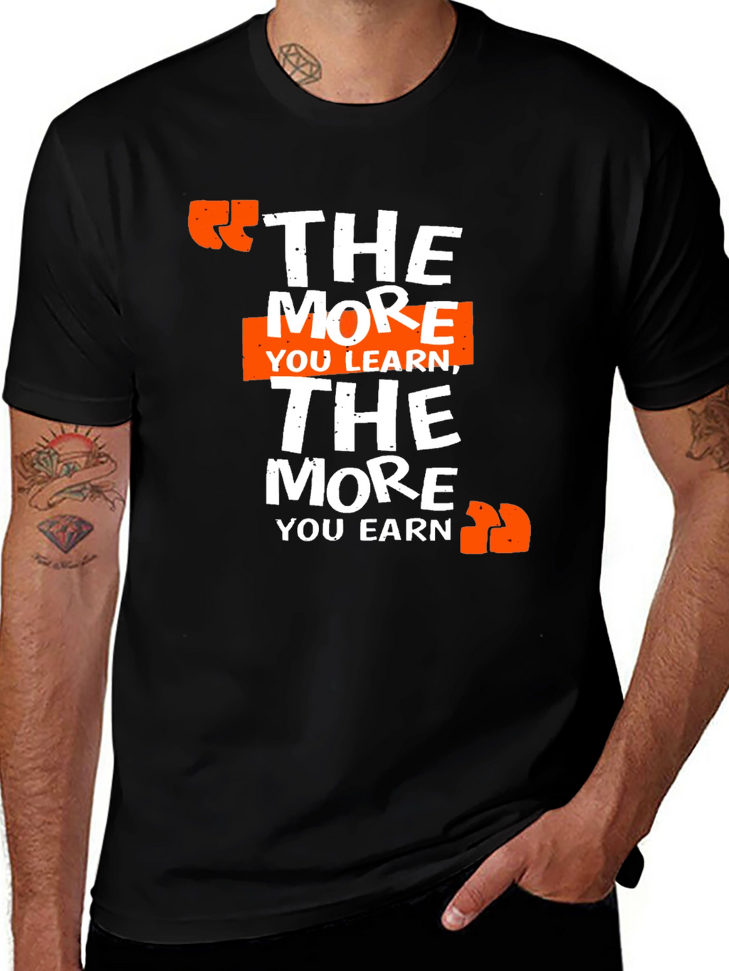 The More You Learn Graphic Tee