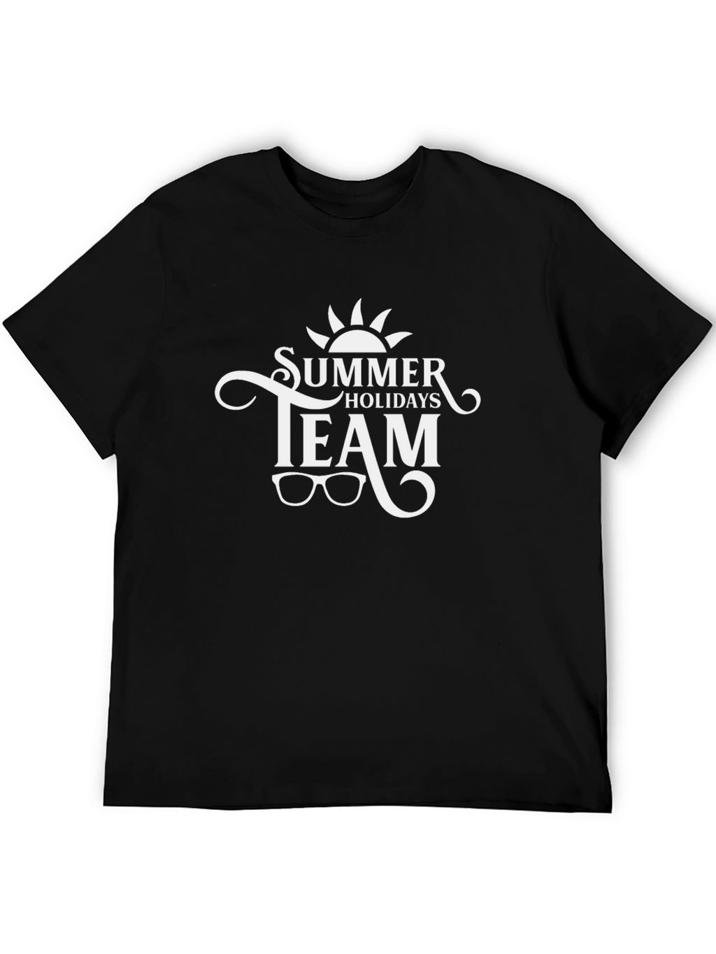 Summer Holidays Team Black T-Shirt