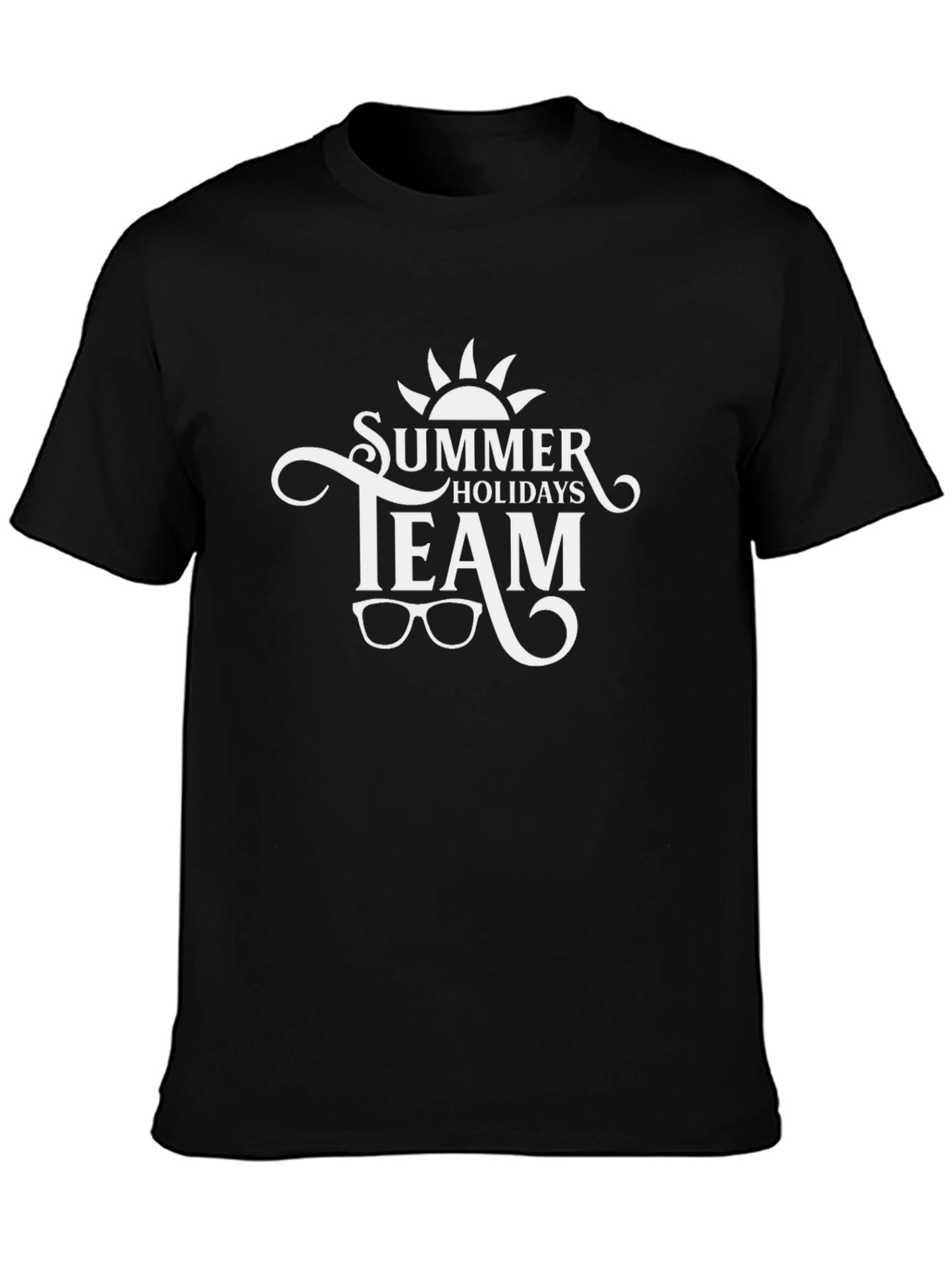 Summer Holidays Team Black T-Shirt