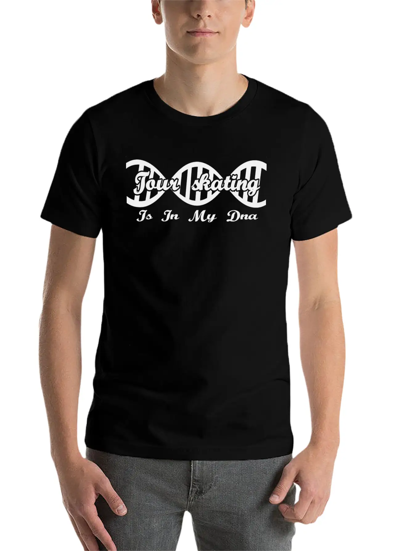 Dna Dns Evolution Geschenk Hobby Tour Skating Timeless Short Sleeve Tee – Comfy And Minimalist Design