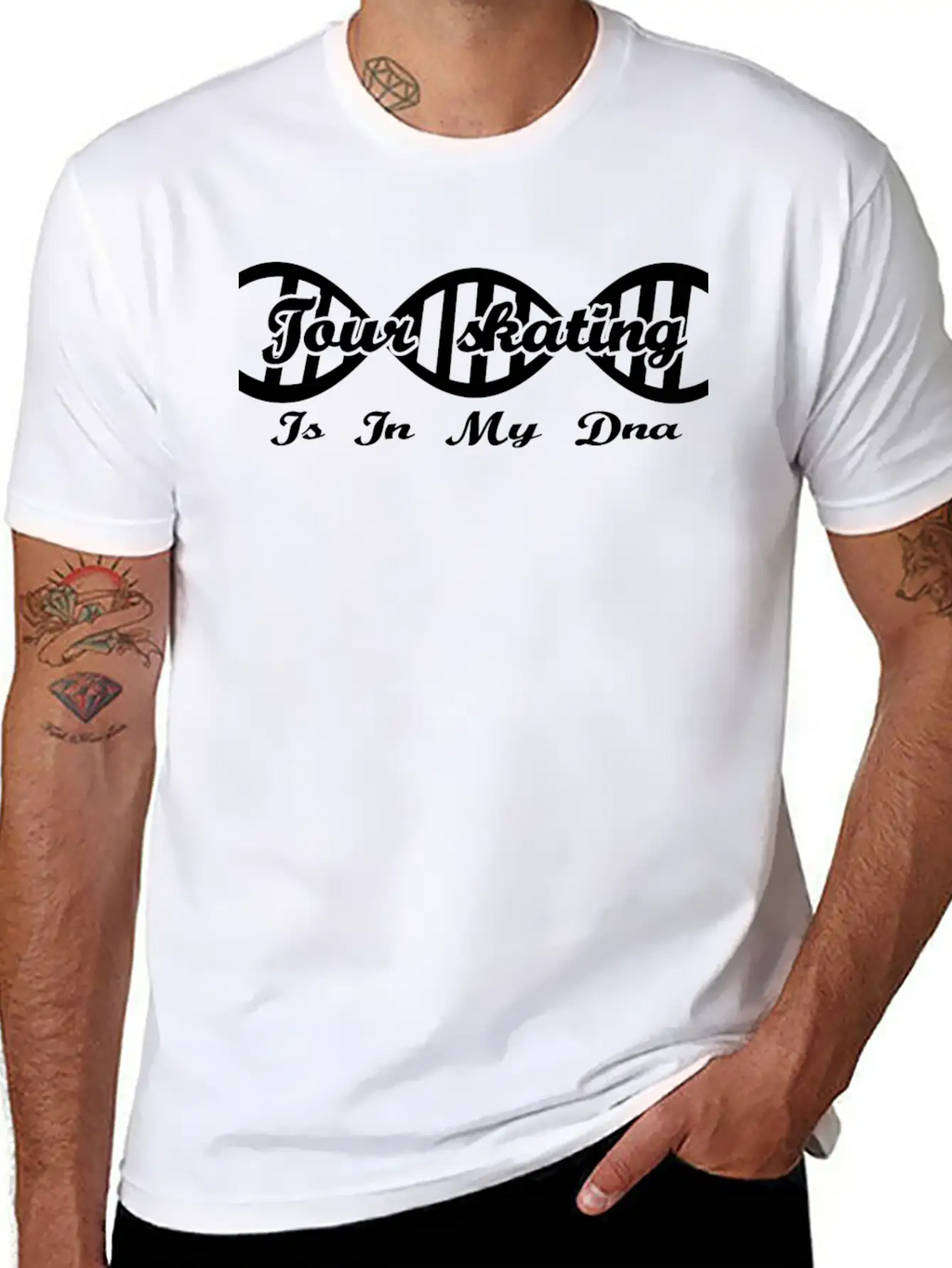 Dna Dns Evolution Geschenk Hobby Tour Skating Timeless Short Sleeve Tee – Comfy And Minimalist Design