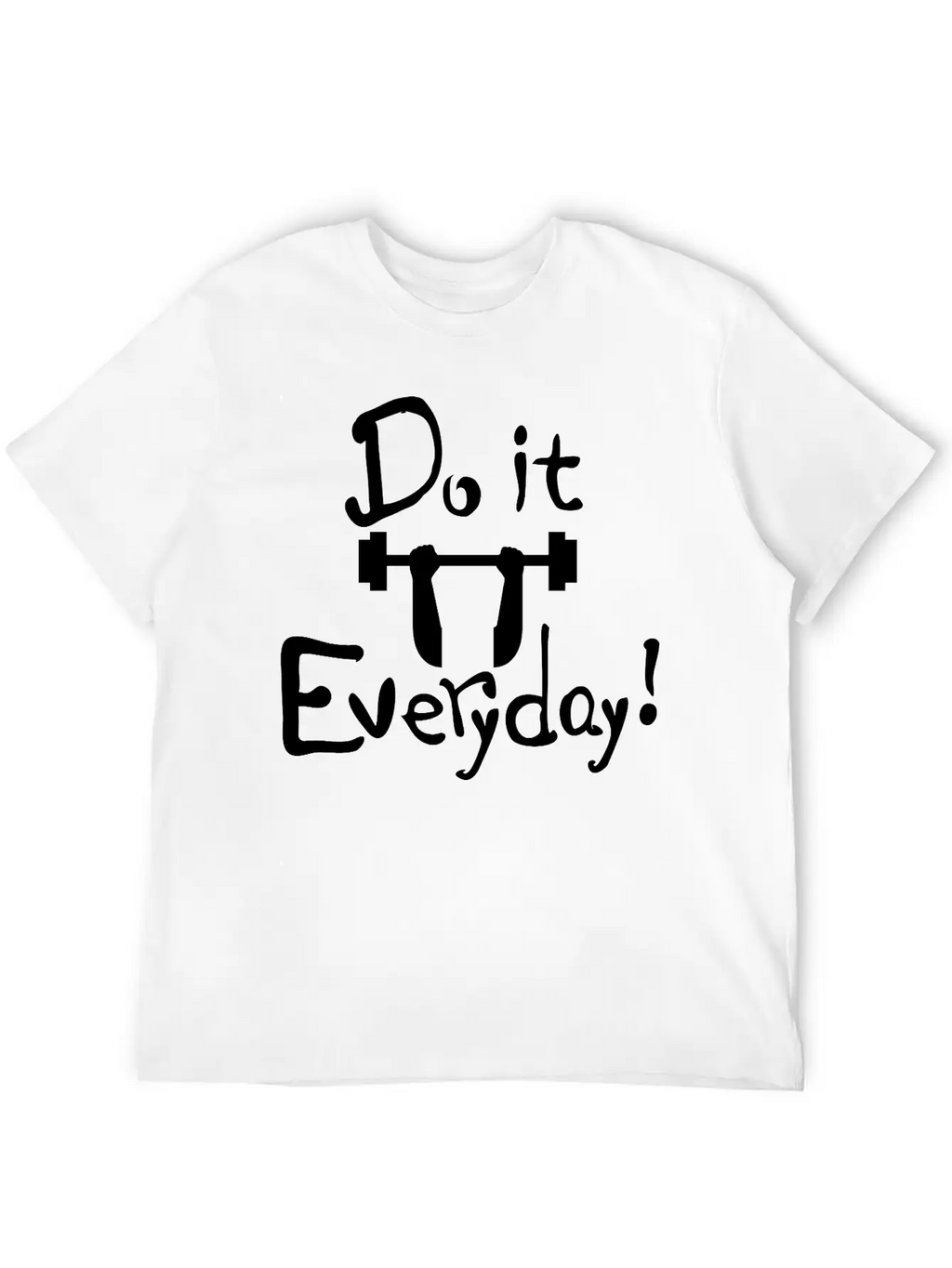 Do It Everyday Exercise Relaxed Everyday Tee – Lightweight And Durable Cotton