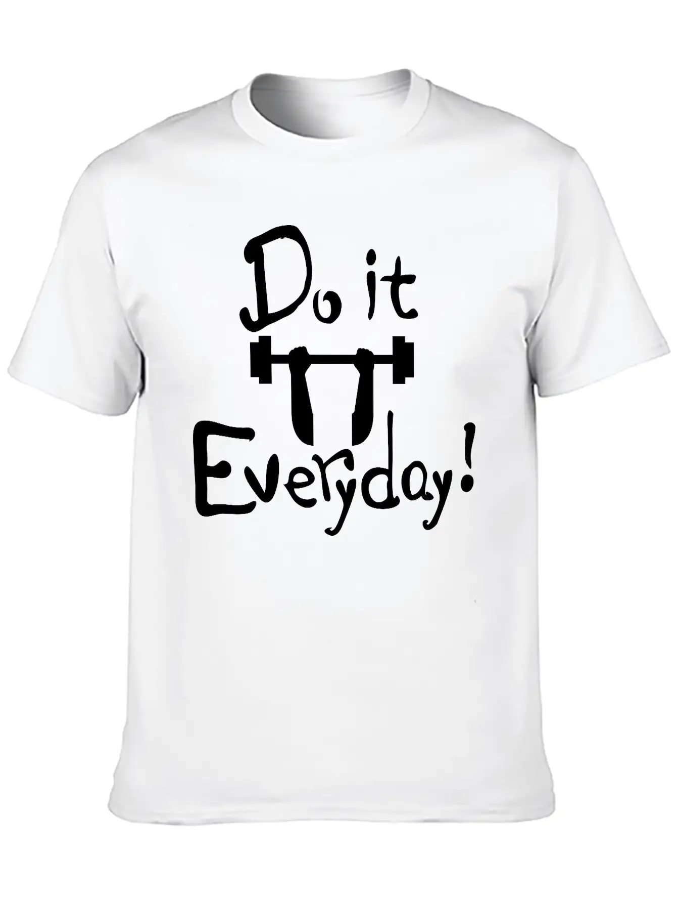 Do It Everyday Exercise Relaxed Everyday Tee – Lightweight And Durable Cotton