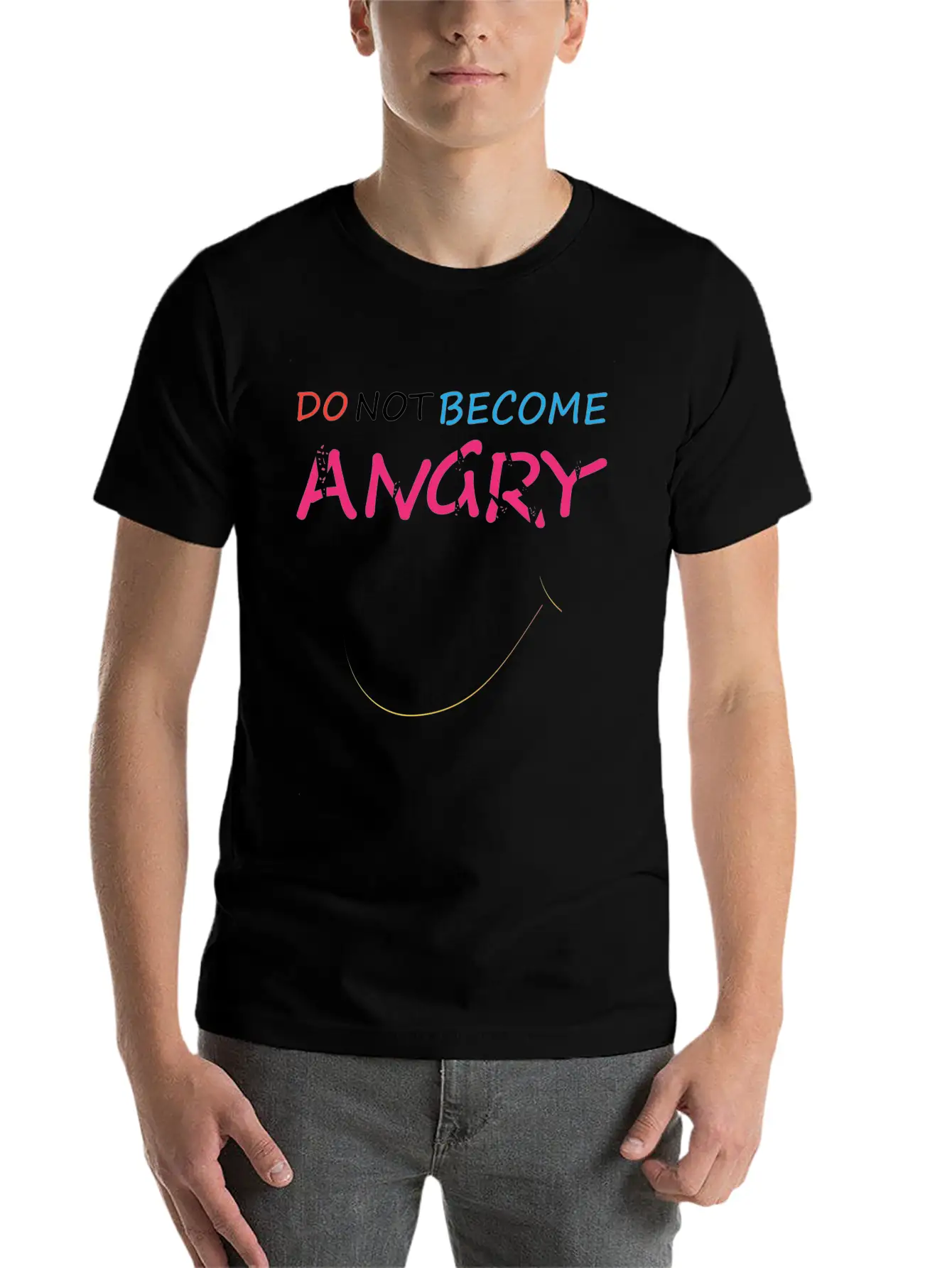 Do Not Become Angry N T-shirt Classic Cotton Tee – Unisex Comfort For Any Season