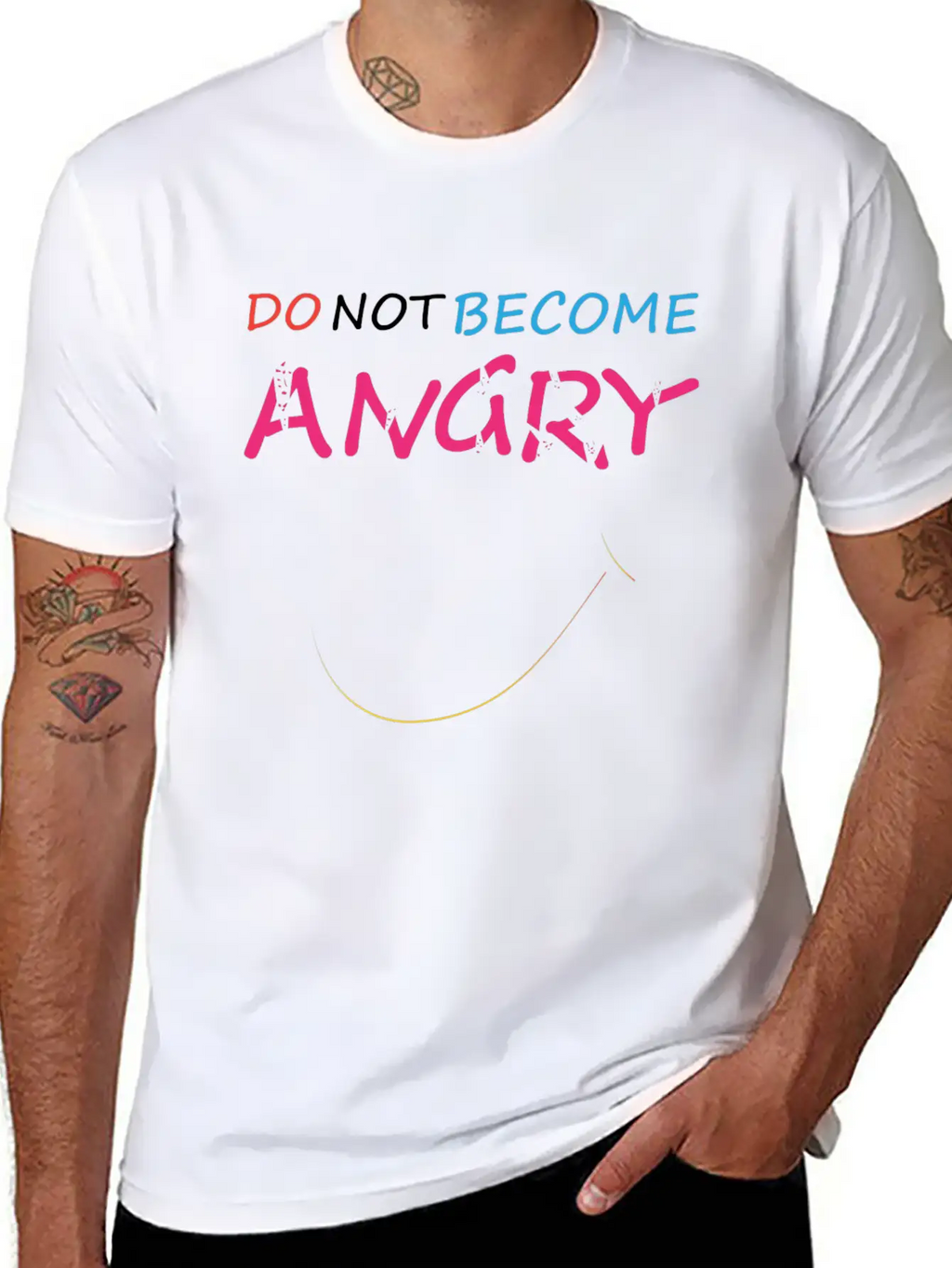 Do Not Become Angry N T-shirt Classic Cotton Tee – Unisex Comfort For Any Season