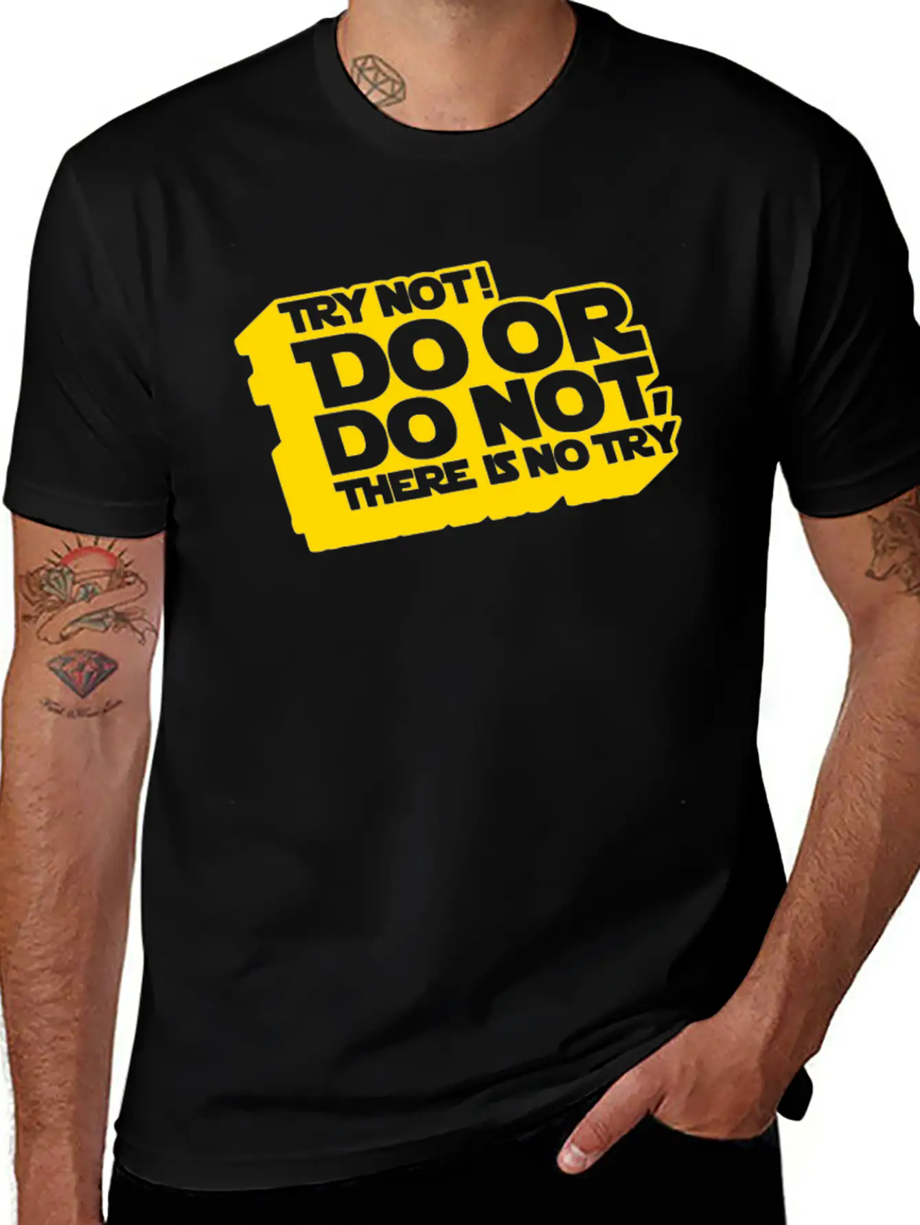 Do Or Do Not Star Wars Classic Cotton Tee – Unisex Comfort For Any Season