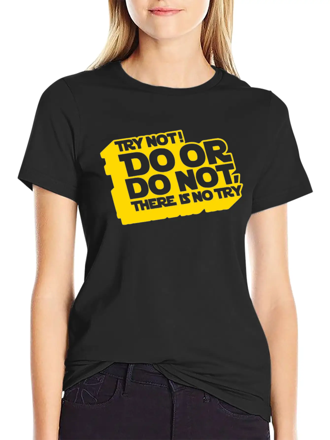 Do Or Do Not Star Wars Classic Cotton Tee – Unisex Comfort For Any Season