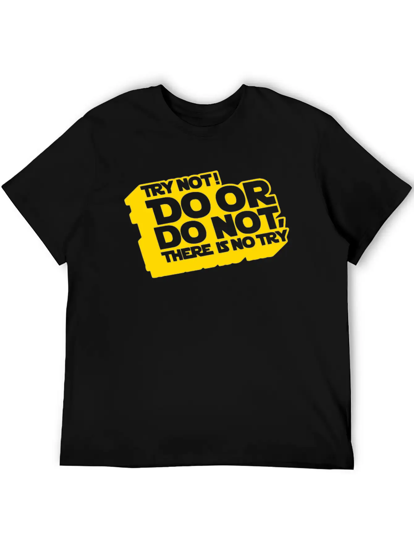 Do Or Do Not Star Wars Classic Cotton Tee – Unisex Comfort For Any Season