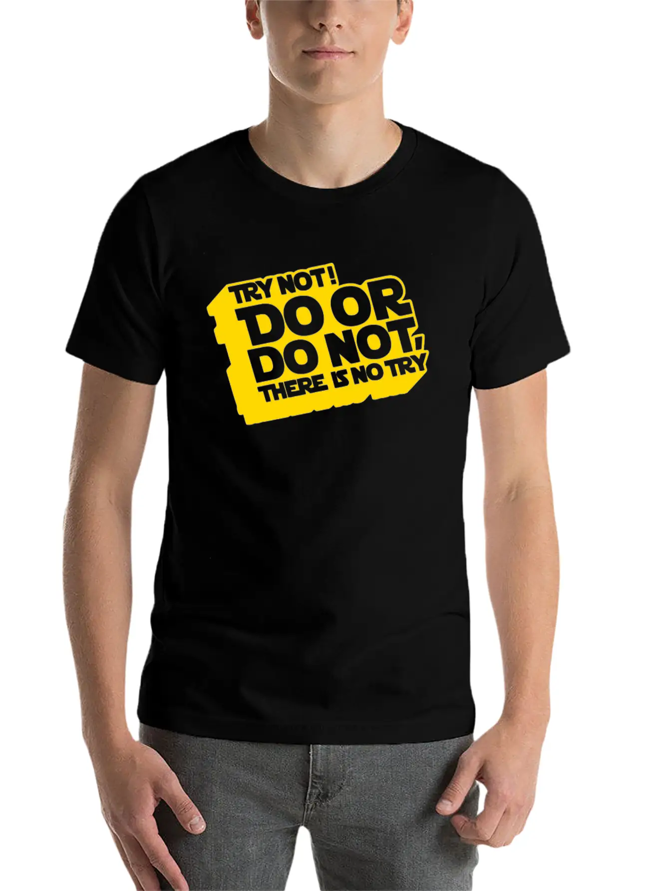 Do Or Do Not Star Wars Classic Cotton Tee – Unisex Comfort For Any Season
