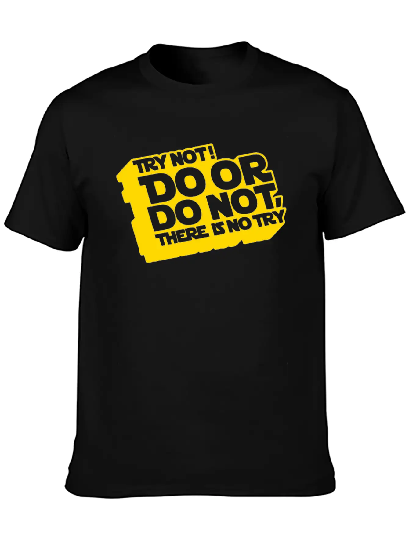 Do Or Do Not Star Wars Classic Cotton Tee – Unisex Comfort For Any Season