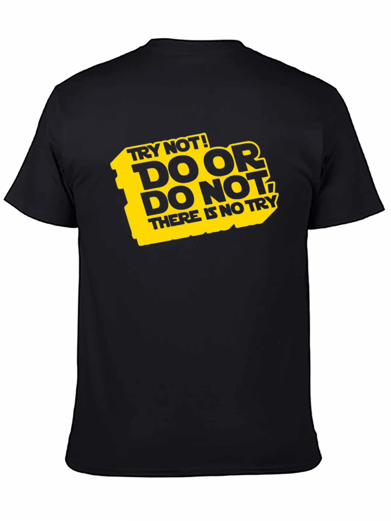 Do Or Do Not Star Wars Classic Cotton Tee – Unisex Comfort For Any Season