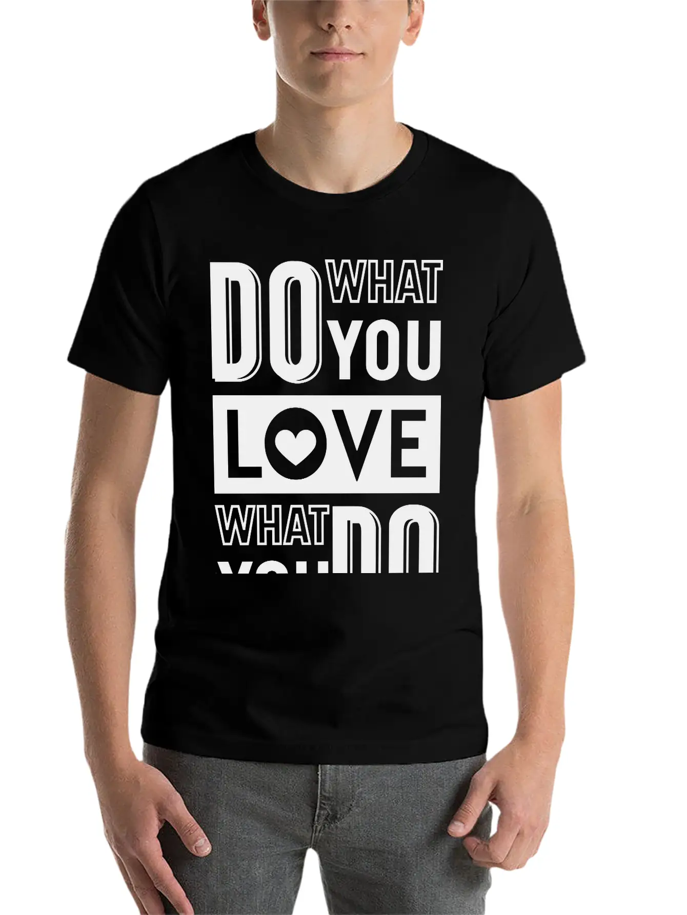 Do What You Love Timeless Short Sleeve Tee – Comfy And Minimalist Design