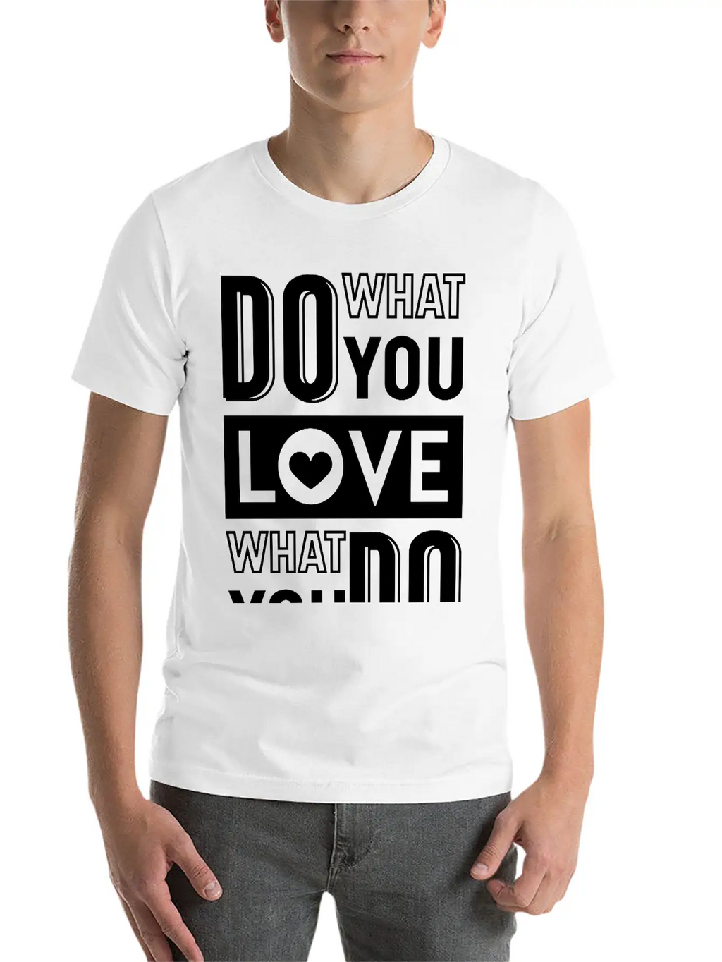 Do What You Love Timeless Short Sleeve Tee – Comfy And Minimalist Design