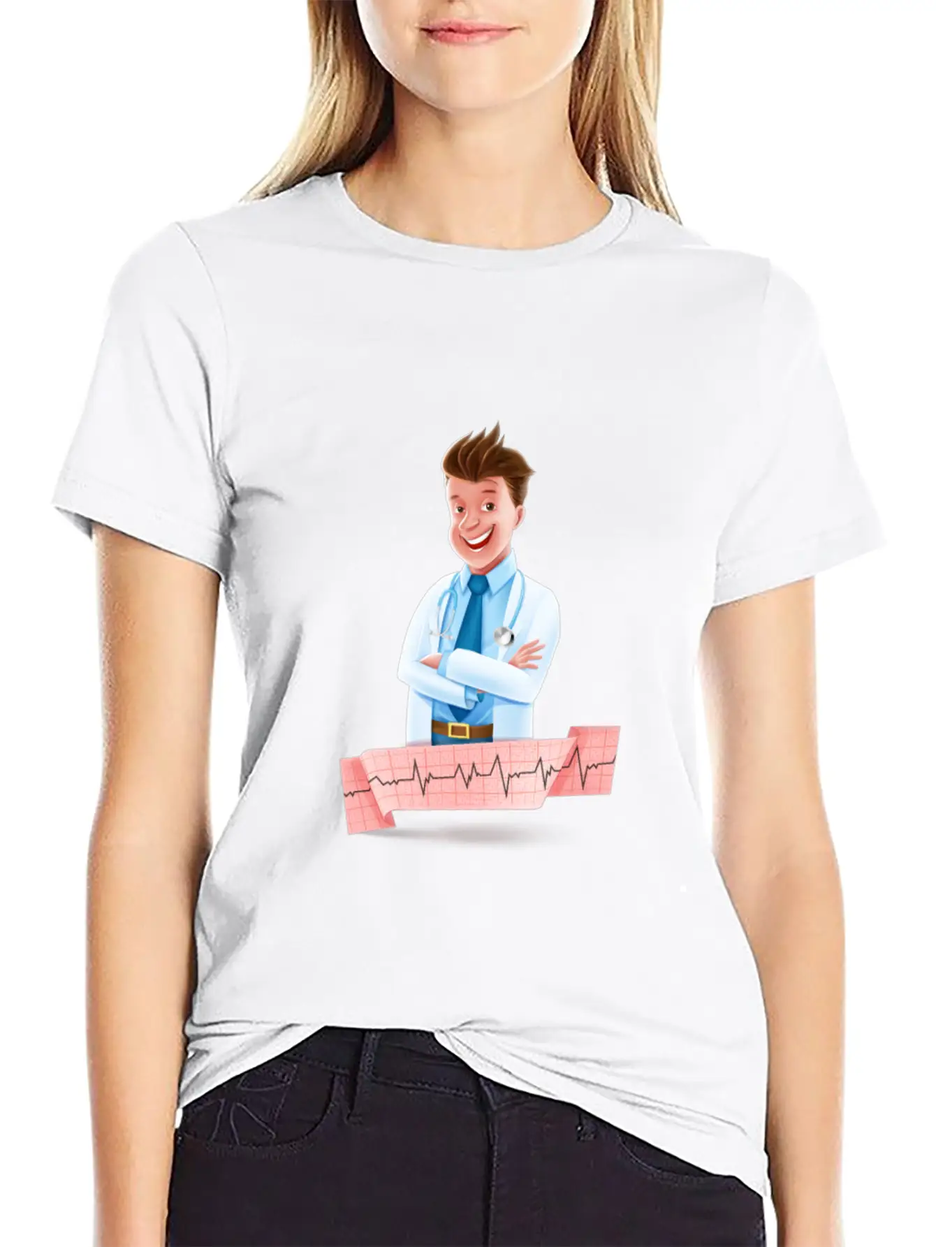 Doctor Doc Physician Medical Hospital Infirmary Cl Timeless Short Sleeve Tee – Comfy And Minimalist Design