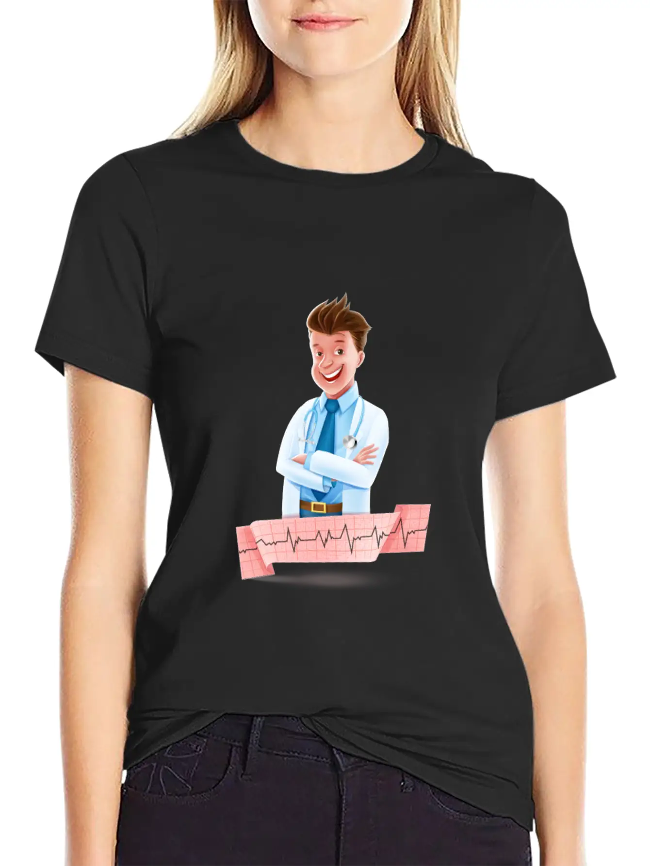 Doctor Doc Physician Medical Hospital Infirmary Cl Timeless Short Sleeve Tee – Comfy And Minimalist Design
