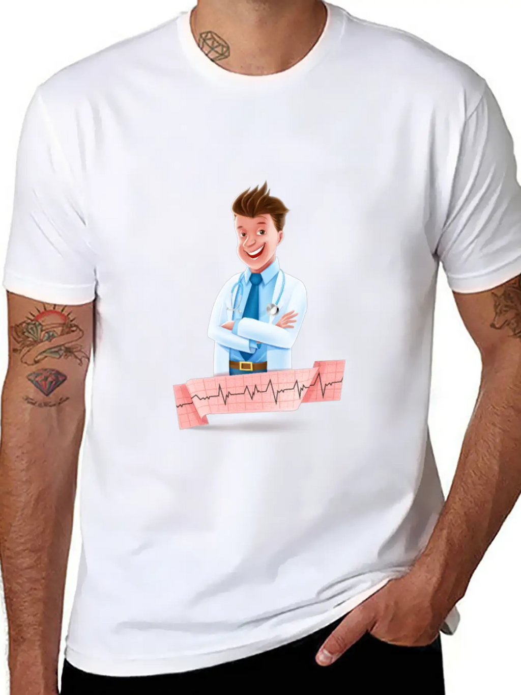 Doctor Doc Physician Medical Hospital Infirmary Cl Timeless Short Sleeve Tee – Comfy And Minimalist Design