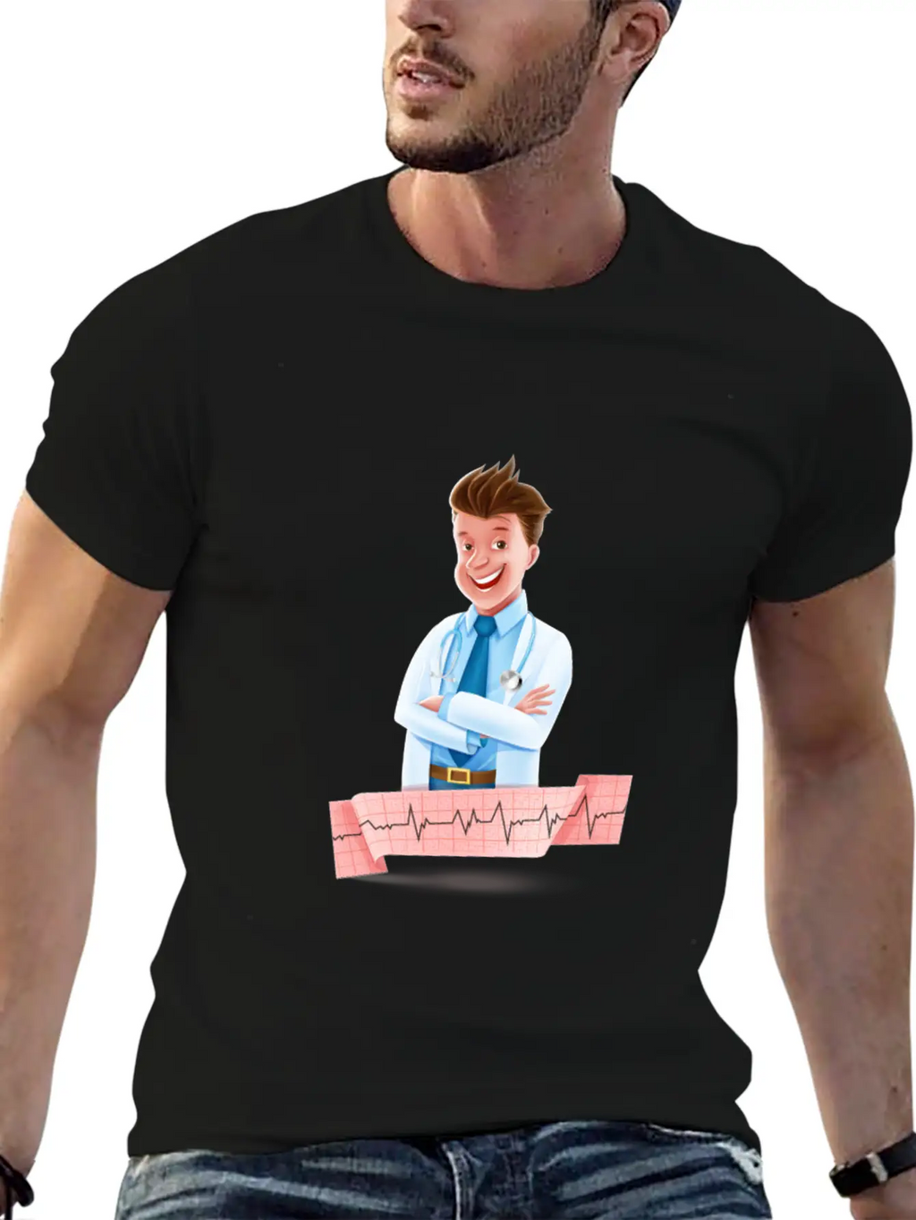 Doctor Doc Physician Medical Hospital Infirmary Cl Timeless Short Sleeve Tee – Comfy And Minimalist Design