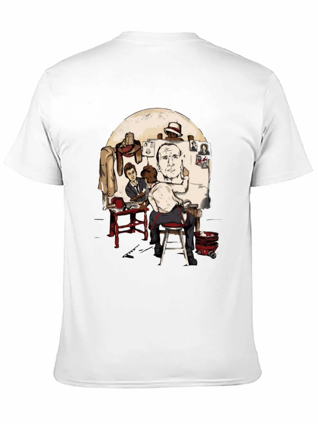 Doctor S Portrait Breathable Soft Cotton T-Shirt – Timeless Casual Look