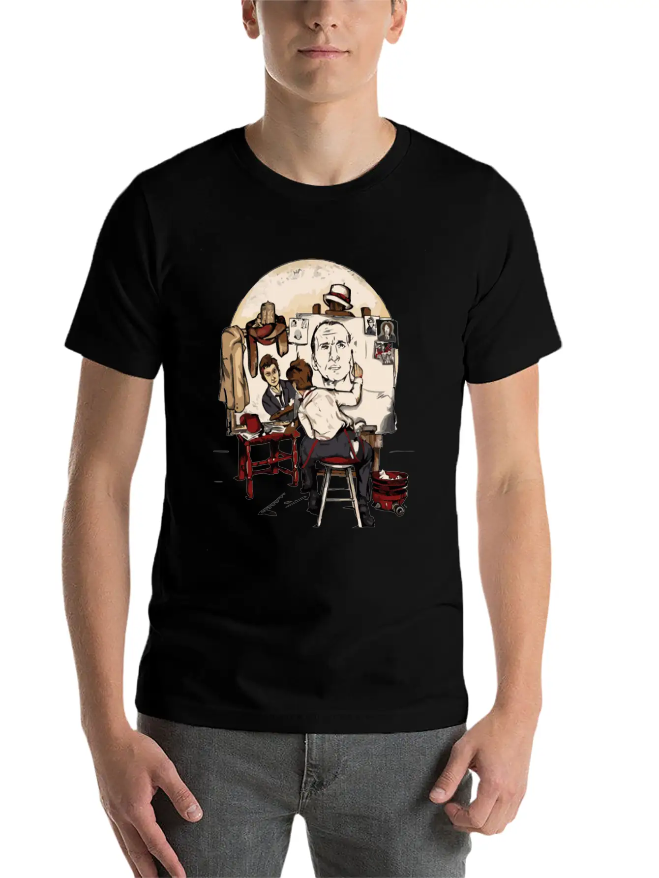 Doctor S Portrait Breathable Soft Cotton T-Shirt – Timeless Casual Look