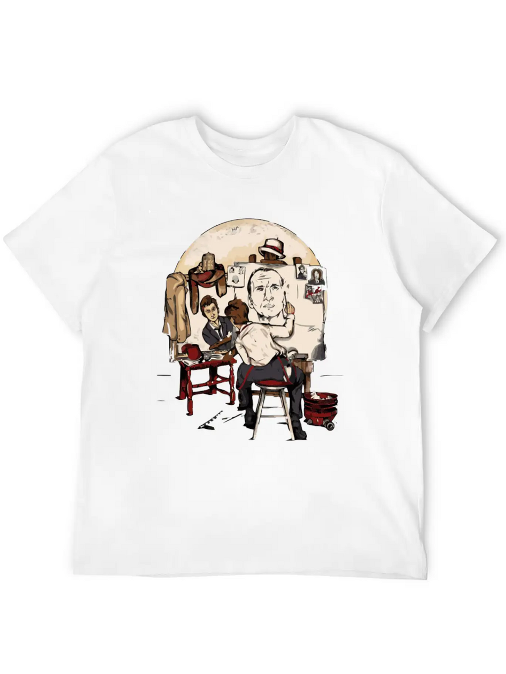 Doctor S Portrait Breathable Soft Cotton T-Shirt – Timeless Casual Look