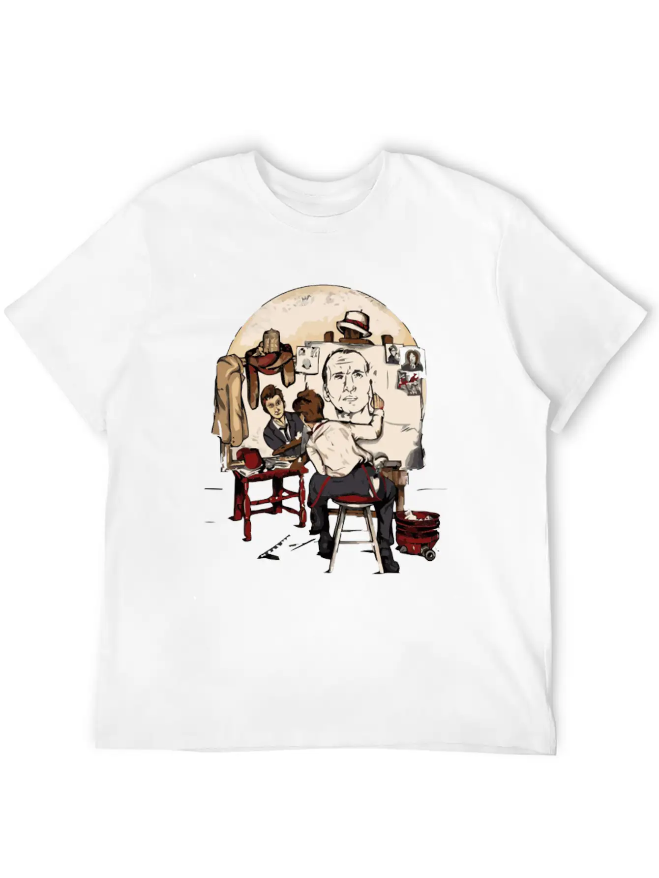 Doctor S Portrait Breathable Soft Cotton T-Shirt – Timeless Casual Look